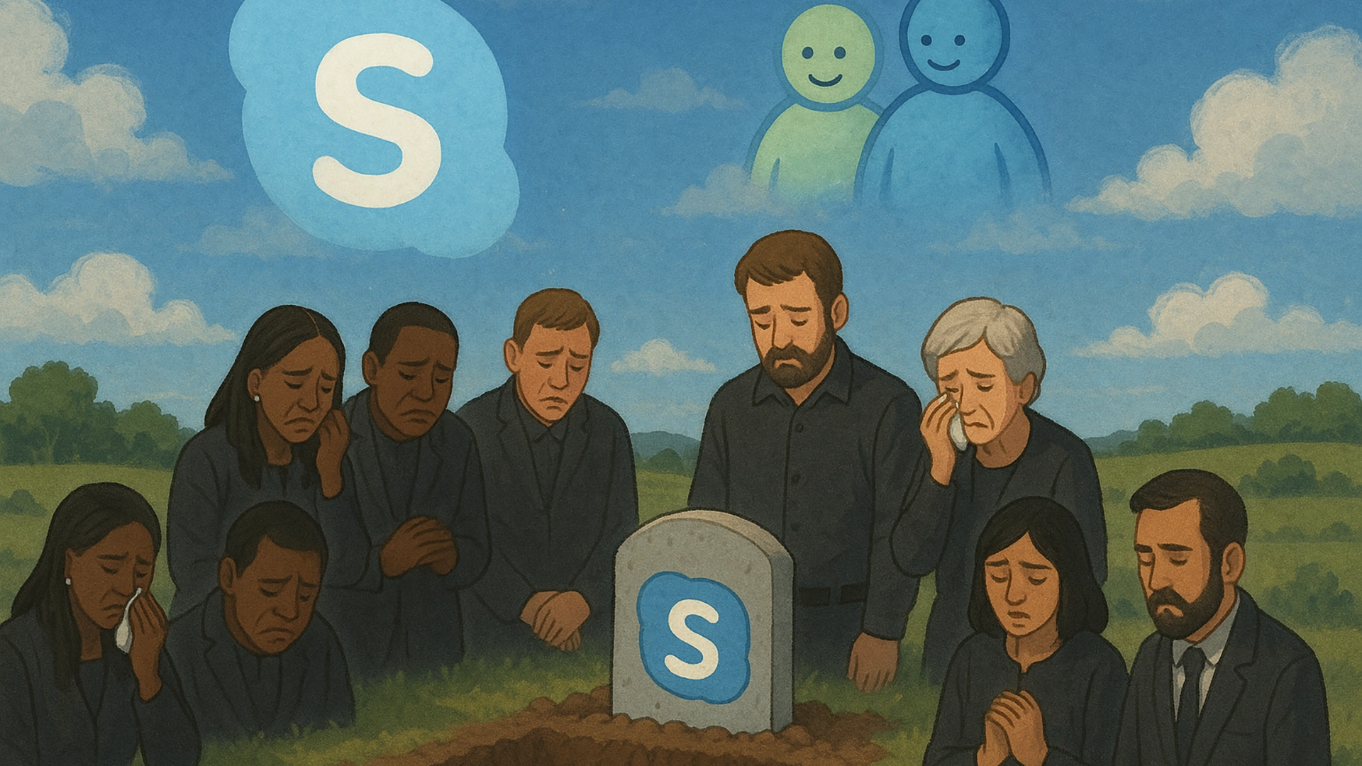 Åsikt: Skype är borta – Den online minnesplats för en älskad teknologi